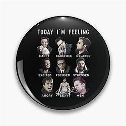 Sebastian Stan - Funny Feelings - Bucky Barnes Pin