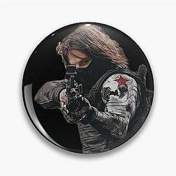 Winter Soldier Bucky Barnes Pin