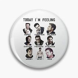 Sebastian Stan - Funny & Feelings - Bucky Barnes - Signature Pin