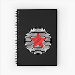 Bucky Barnes Winter Soldier Emblem Notebook