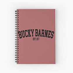 Bucky Barnes Spiral Notebook