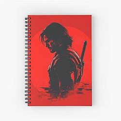 Thunderbolts Bucky Barnes Spiral Notebook