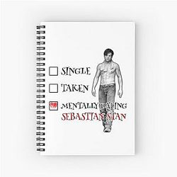Sebastian Stan Mentally Dating Bucky Barnes Notebook