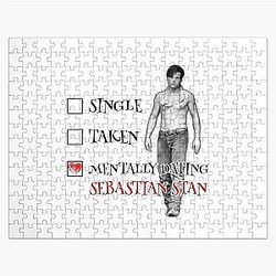 Sebastian Stan Mentally Dating Bucky Barnes Jigsaw Puzzle
