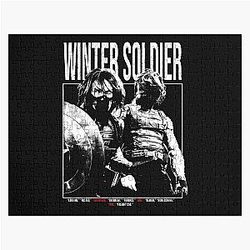 Bucky Barnes Winter Soldier Sebastian Stan Avengers Superhero Jigsaw Puzzle