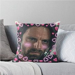 Bucky Barnes Throw Pillow