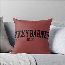 Bucky Barnes Throw Pillow
