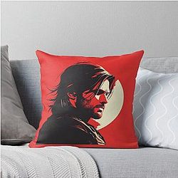 Thunderbolts Bucky Barnes Throw Pillow