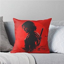 Thunderbolts Bucky Barnes Throw Pillow