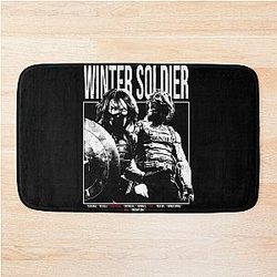 Bucky Barnes Thunderbolts Winter Soldier Sebastian Stan Avengers Superhero Bath Mat