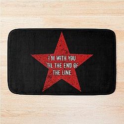 Bucky Barnes Winter Soldier Till the end of the line Bath Mat