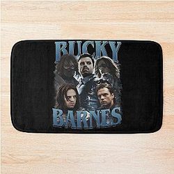 Bucky Barnes Thunderbolts Winter Soldier Sebastian Stan Avengers Superhero Bath Mat