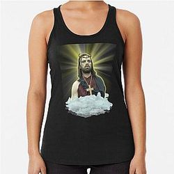 Sebastian Stan as Jesus Bucky Barnes Racerback Tank Top