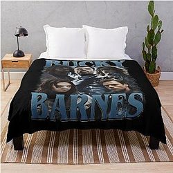 Bucky Barnes Winter Soldier Sebastian Stan Avengers Superhero Throw Blanket