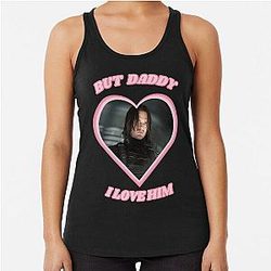The Winter Soldier Bucky Barnes Racerback Tank Top
