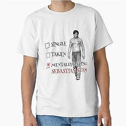 Sebastian Stan Mentally Dating Bucky Barnes Classic T-Shirt