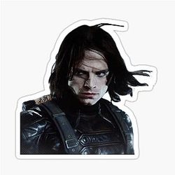 Bucky Barnes Winter Soldier Sticker