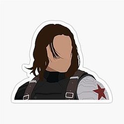 Bucky Barnes Winter Soldier Sticker