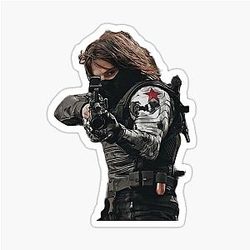 Winter Soldier Bucky Barnes Sticker
