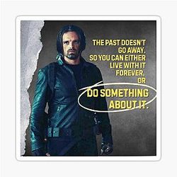 Thunderbolts Sticker 
Bucky Barnes or The Winter Soldier