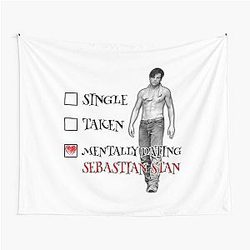Sebastian Stan Mentally Dating Bucky Barnes Tapestry
