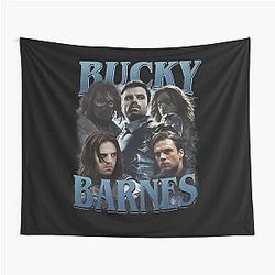 Bucky Barnes Winter Soldier Sebastian Stan Avengers Superhero Tapestry