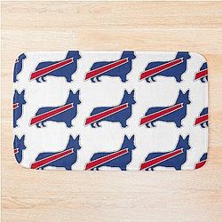Buffalo Bills Corgi Bath Mat