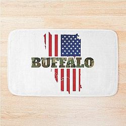 Buffalo Bills Redbubble Bath Mat