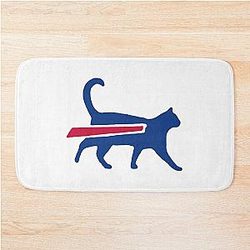 Cat Bills is Buffalo Bills Funny Mem Mem Bath Mat
