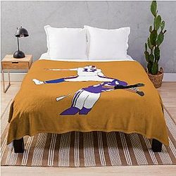Buffalo Bills Josh Allen Hurdle Throw Blanket