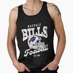Buffalo Bills Football Helmet Vintage Gift For Fans Tank Top