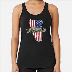 Buffalo Bills Redbubble Racerback Tank Top