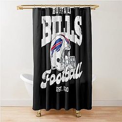 Buffalo Bills Football Vintage Gift for Fans Shower Curtain