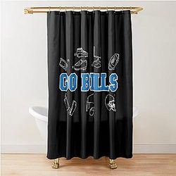 Art Buffalo Bills Shower Curtain