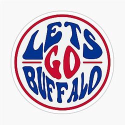 Let's Go Buffalo Buffalo Bills Sticker