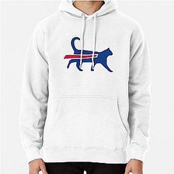 Cat Bills is Buffalo Funny Pullover Hoodie