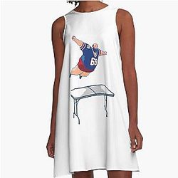 Bills Mafia Buffalo Bills Superfan table drop A-Line Dress