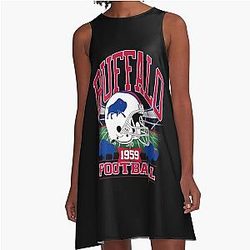 Art Buffalo Bills A-Line Dress