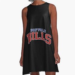 Art Buffalo Bills A-Line Dress