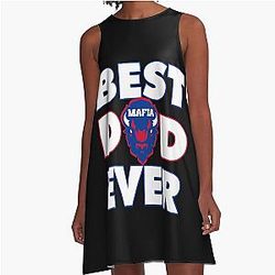 Art Buffalo Bills A Line Dress