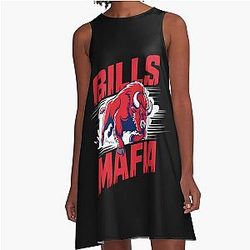 Art Buffalo Bills A-Line Dress