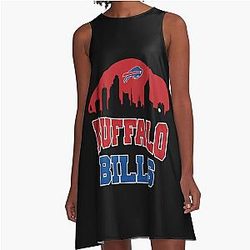 Art Buffalo Bills A-Line Dress