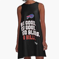 Art Buffalo Bills A-Line Dress
