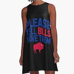 Art Buffalo Bills A-Line Dress