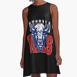 Art Buffalo Bills A-Line Dress
