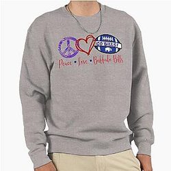 Peace Love Buffalo Bills Sweatshirt