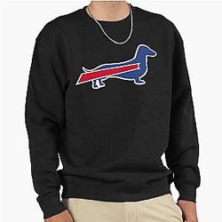 Buffalo Bills Dachshund Pullover Sweatshirt
