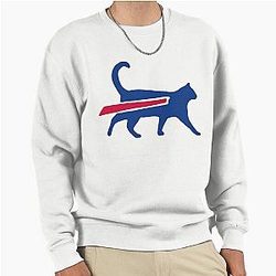Cat Bills is Buffalo Bills Funny Pullover Sweatshirt