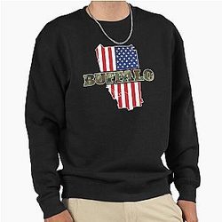 Buffalo Bills Bloody Pullover Sweatshirt