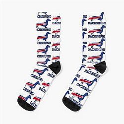 Buffalo Dachshund Socks